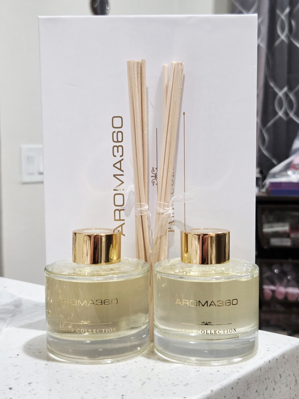 Aroma360 Paris Collection Reed Diffuser Set - Scent~CHANDELIER